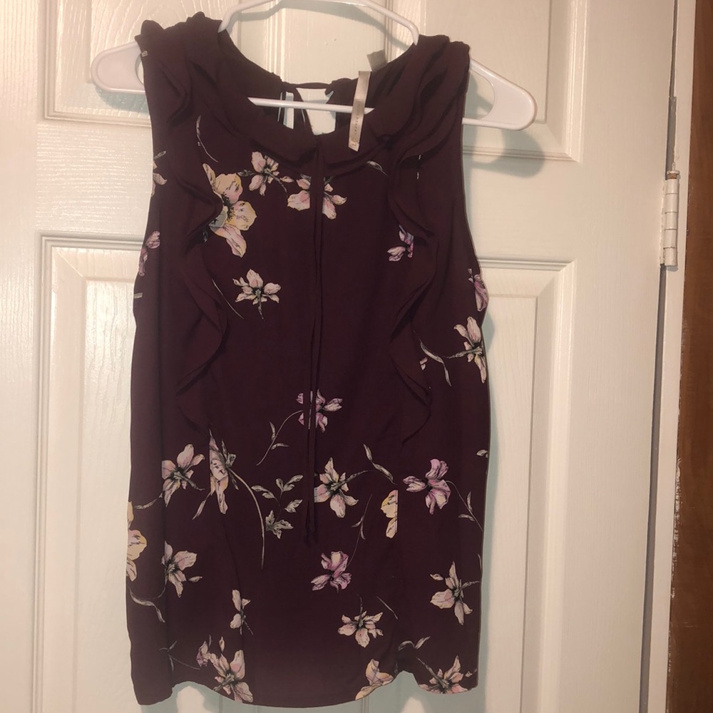 Sleeveless LC Purple Top